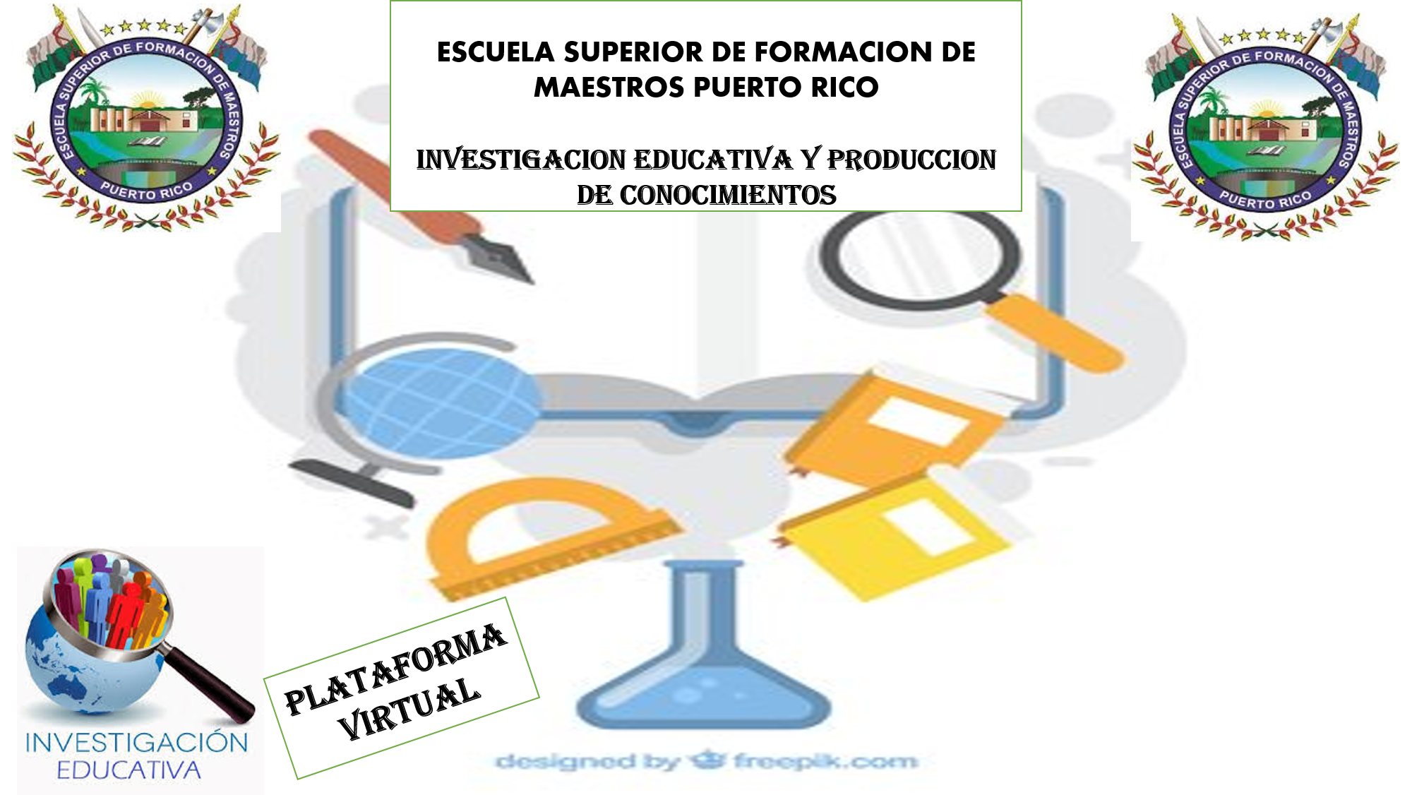 Portada principal de Plataforma virtual de investigacion esucativa